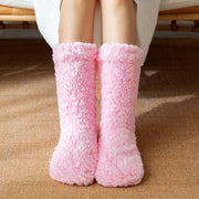 Thickened Winter Women Thermal Cashmere Socks Floor Socks Women'S Carpet Home plus Socks Velvet Sleep Socks Slippers Leg Cover